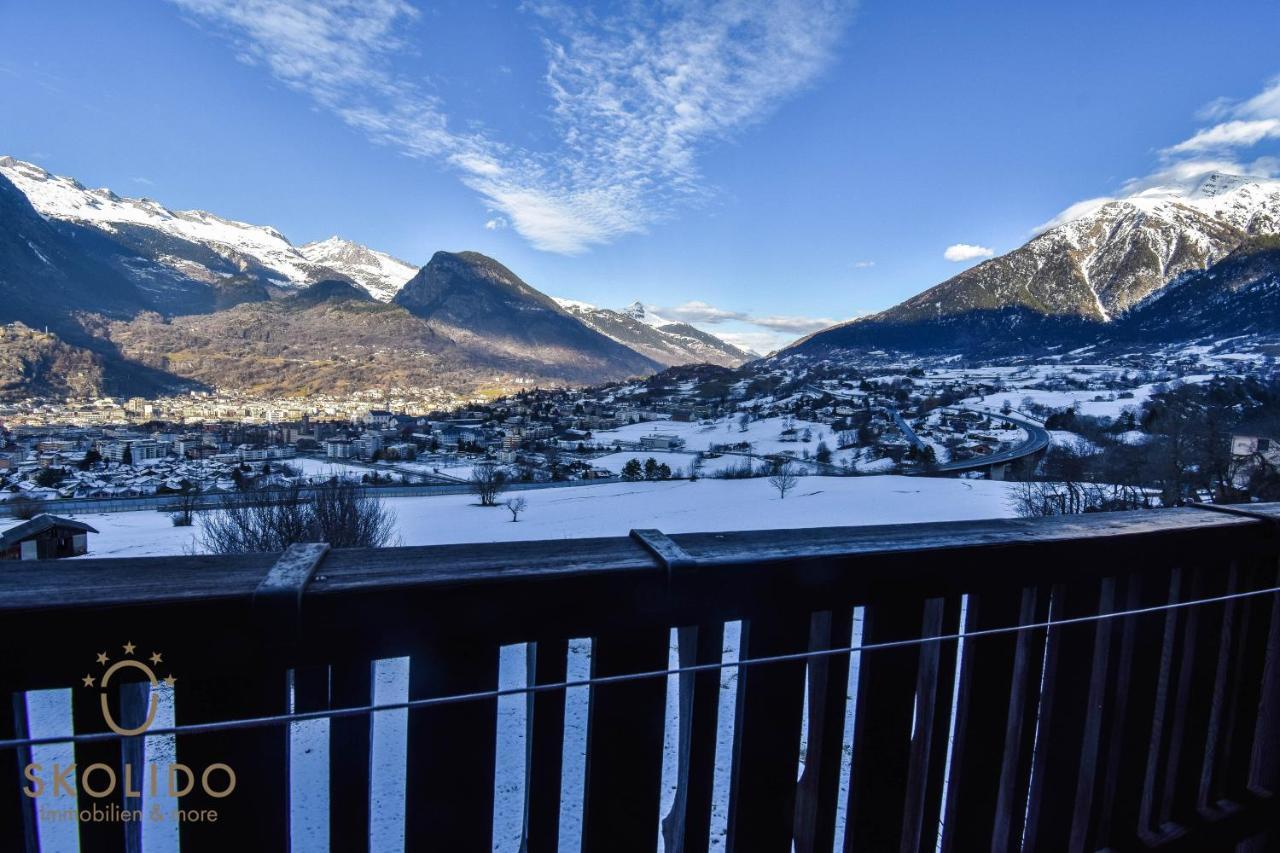 Cosy Chalet In Brig-Glis Apartment Exterior photo